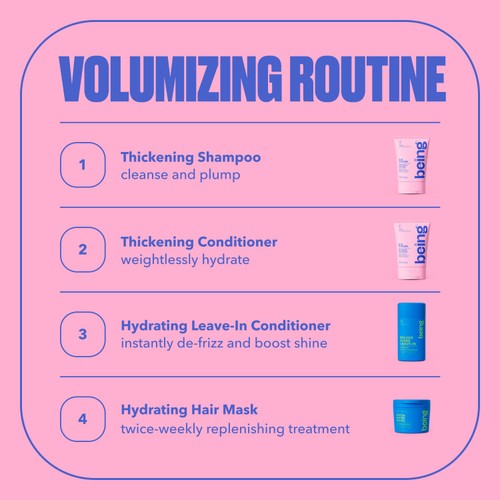 Being VOLUMNE HAIR Volumising Conditioner thumbnail 7
