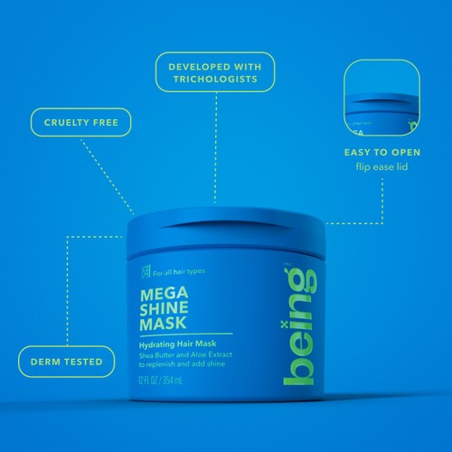 Being MEGA SHINE Hydrating Hair Mask thumbnail 5