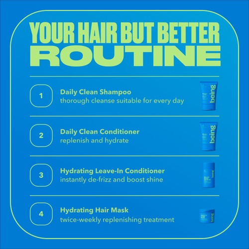 Being MEGA SHINE Hydrating Hair Mask thumbnail 8