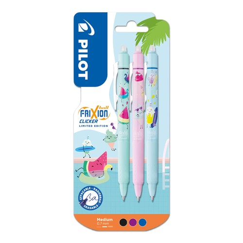 Pilot Pen Frixion Pool Party Clicker