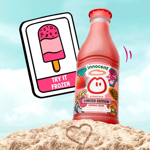 innocent Summer Crush Strawberry, Lime & Guava Juice Limited Edition thumbnail 5