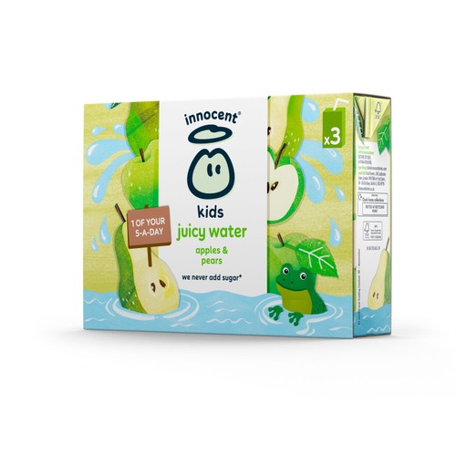 innocent Kids Juicy Water Apples & Pears thumbnail 4