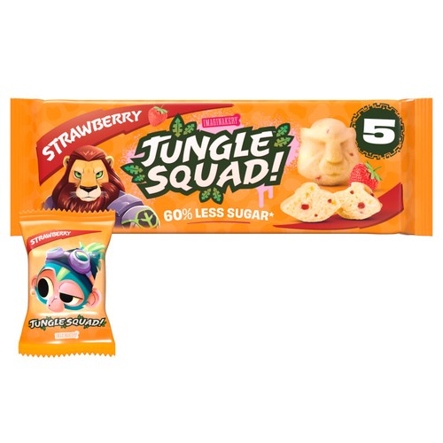 Jungle Squad Strawberry Cake Bars thumbnail 2