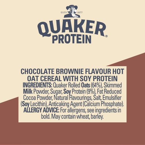 Quaker Oats High Protein Chocolate Brownie Porridge Pot thumbnail 4
