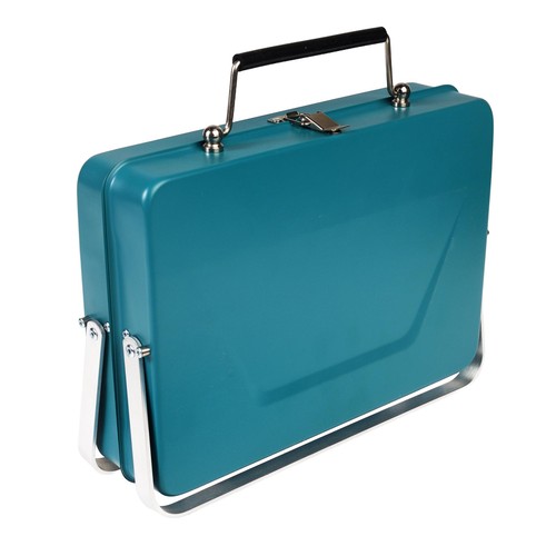 Rex London Portable Suitcase BBQ Petrol Blue thumbnail 4