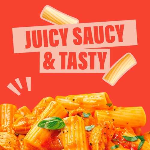 Dolmio Feasts Creamy Tomato & Chicken Rigatoni Microwave Pasta Meal thumbnail 2