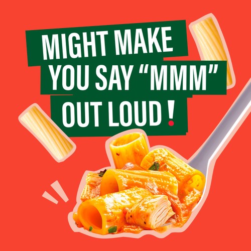 Dolmio Feasts Creamy Tomato & Chicken Rigatoni Microwave Pasta Meal thumbnail 5