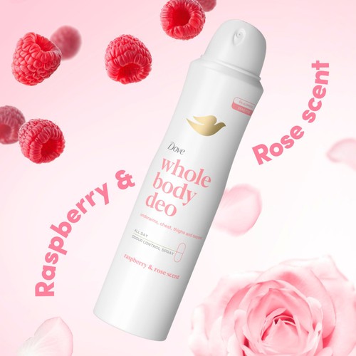 Dove Women 48h Whole Body Aerosol Raspberry & Rose thumbnail 3