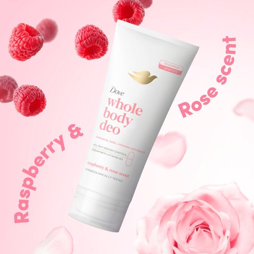 Dove Women 48h Whole Body Stick Raspberry & Rose thumbnail 2