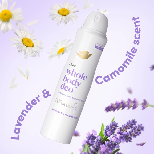 Dove Women 48h Whole Body Aerosol Lavender & Chamomile thumbnail 3