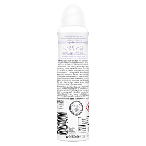 Dove Women 48h Whole Body Aerosol Lavender & Chamomile thumbnail 8