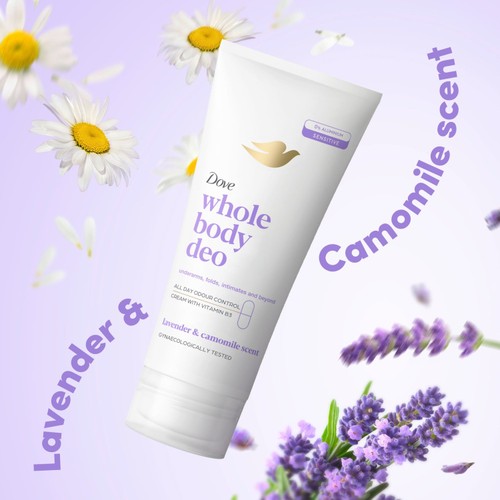 Dove Women 48h Whole Body Cream Lavender & Chamomile thumbnail 3