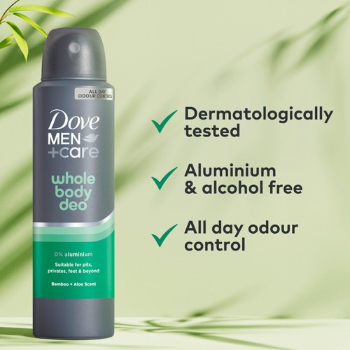 Dove Men+ 48h Whole Body Spray Bamboo & Aloe thumbnail 3