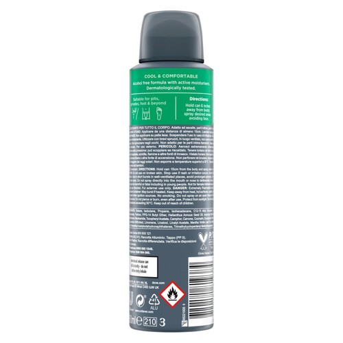 Dove Men+ 48h Whole Body Spray Bamboo & Aloe thumbnail 6