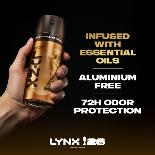 Lynx Men Marshmallow Smoke 72h Fine Fragrance Premium Deodorant thumbnail 6