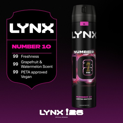 Lynx Men Number 10 48h Antiperspirant Deodorant Aerosol thumbnail 4