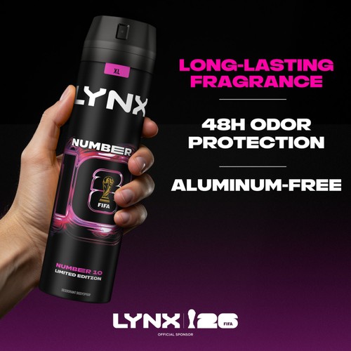 Lynx Men Number 10 48h Antiperspirant Deodorant Aerosol thumbnail 6