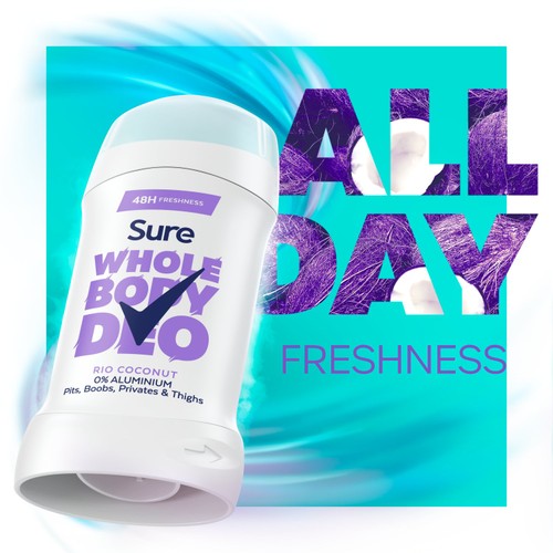 Sure Women Rio Coconut 48h Whole Body Deodorant Odour Control Stick thumbnail 4