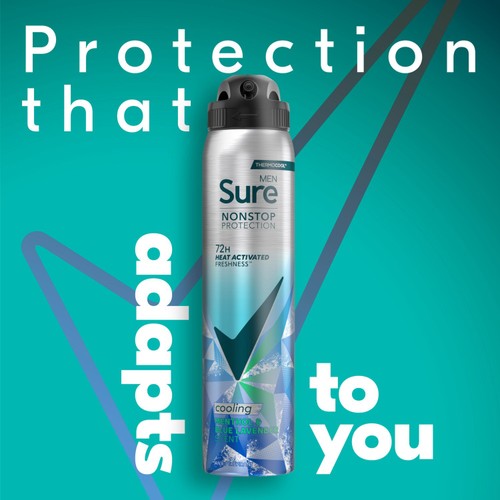 Sure Men Menthol & Blue Lavender 72h Nonstop Antiperspirant Deodorant thumbnail 2