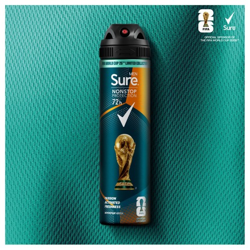 Sure Men Limited Edition Cobalt Dry 72h Antiperspirant Deodorant thumbnail 2