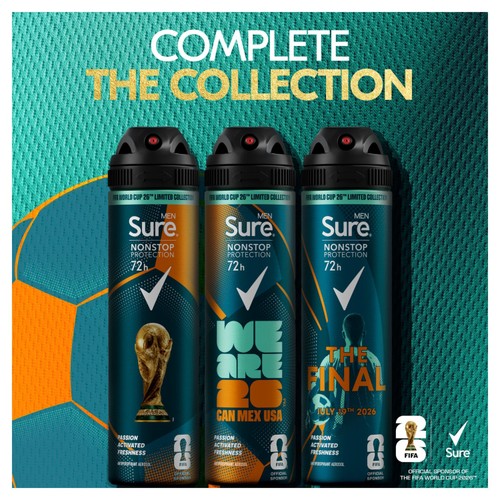 Sure Men Limited Edition Cobalt Dry 72h Antiperspirant Deodorant thumbnail 3