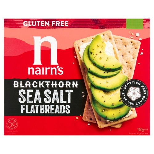 Nairn's Gluten Free Blackthorn Sea Salt Flatbreads
