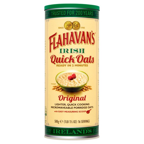Flahavan's Irish Microwaveable Quick Oats Drum thumbnail 2