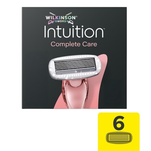 Wilkinson Sword Intuition Complete Care, 6 Womens Razor Blade Refills