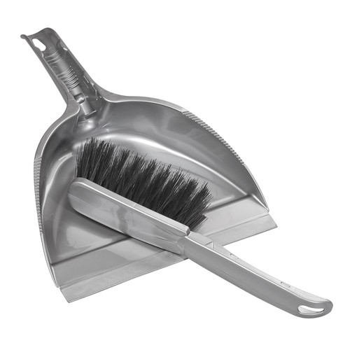 Elliott Dustpan & Brush Set Silver Soft thumbnail 2
