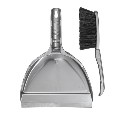 Elliott Dustpan & Brush Set Silver Soft thumbnail 3