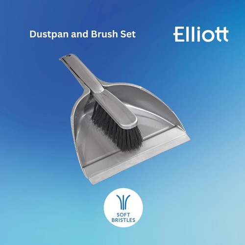 Elliott Dustpan & Brush Set Silver Soft thumbnail 5