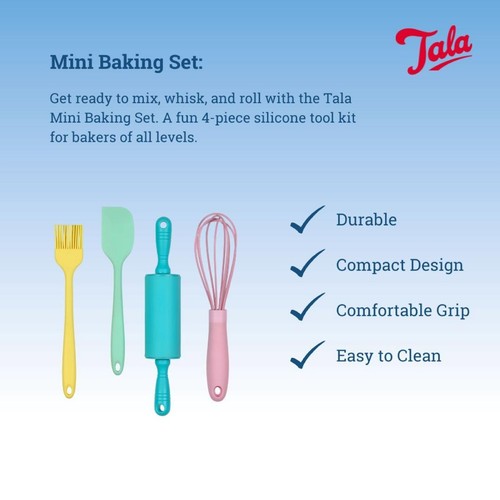 Tala 4 Piece Mini Silicone Baking Tools Set thumbnail 5