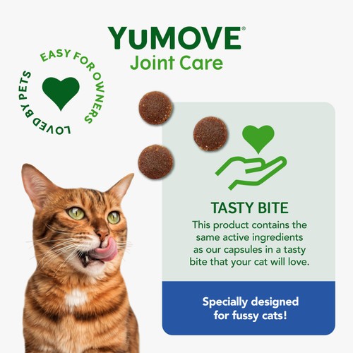YuMOVE Joint Support Daily Bites for Senior Cats thumbnail 4
