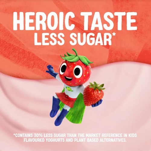 Alpro Kids Strawberry Soya Dairy Free Yoghurt Alternative thumbnail 5
