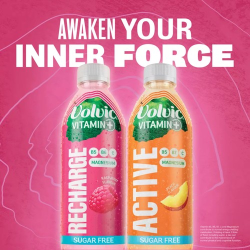 Volvic Vitamin Raspberry Recharge Vitamin Flavoured Water thumbnail 5