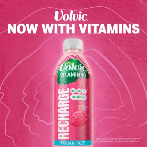 Volvic Vitamin Raspberry Recharge Vitamin Flavoured Water thumbnail 6