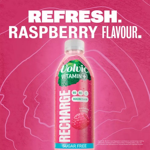 Volvic Vitamin Raspberry Recharge Vitamin Flavoured Water thumbnail 8