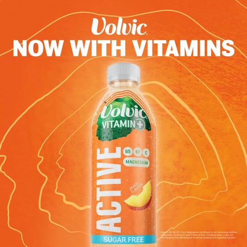 Volvic Vitamin Peach Active Vitamin Flavoured Water thumbnail 6