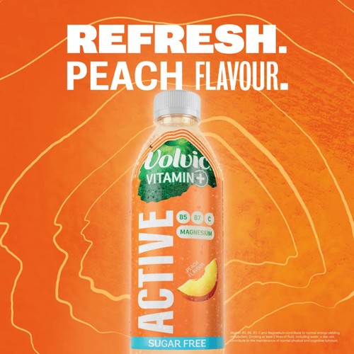 Volvic Vitamin Peach Active Vitamin Flavoured Water thumbnail 8
