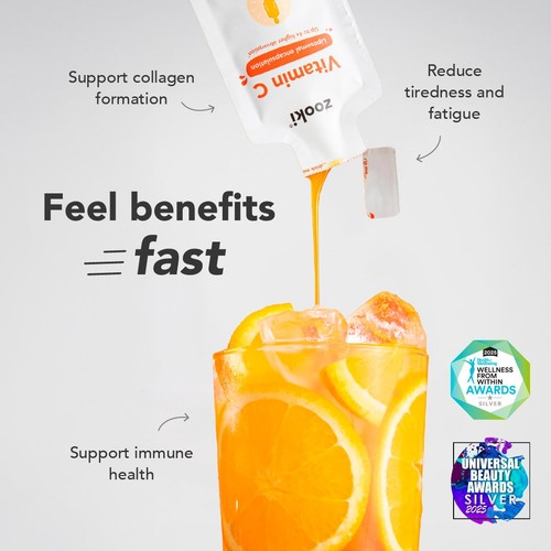 Zooki Liposomal Vitamin C 1,000mg, Citrus Orange Sachets thumbnail 7