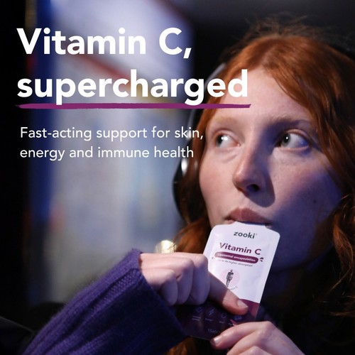 Zooki Liposomal Vitamin C 1,000mg, Acai Berry Sachets thumbnail 3
