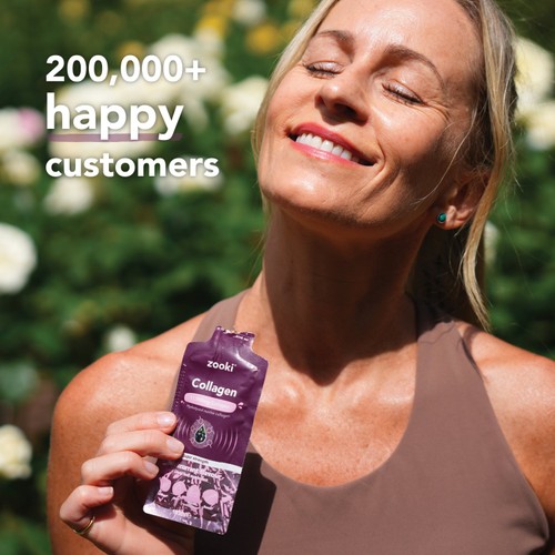 Zooki Super Strength Marine Collagen 11,000mg, Variety Pack Sachets thumbnail 4