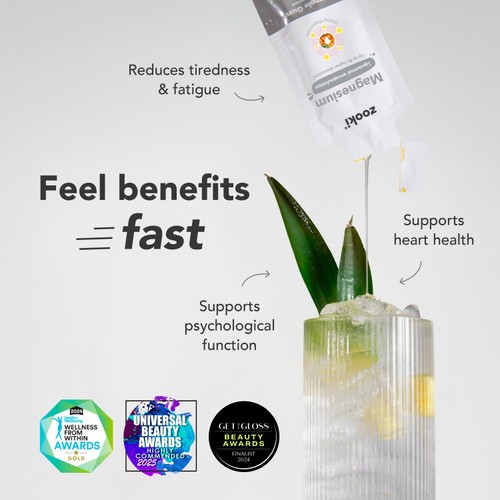 Zooki Liposomal Magnesium Bisglycinate 2,000mg, Pineapple Sachets thumbnail 5