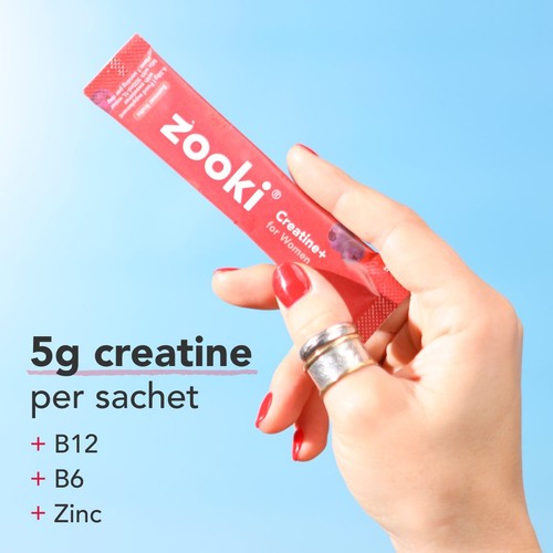 Zooki Creatine+ For Women, Powder Sachets, Summer Fruits Flavour thumbnail 3