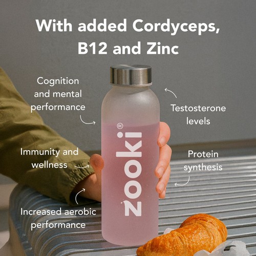 Zooki Creatine+ For Men, Powder Sachets, Wild Berry Flavour thumbnail 3