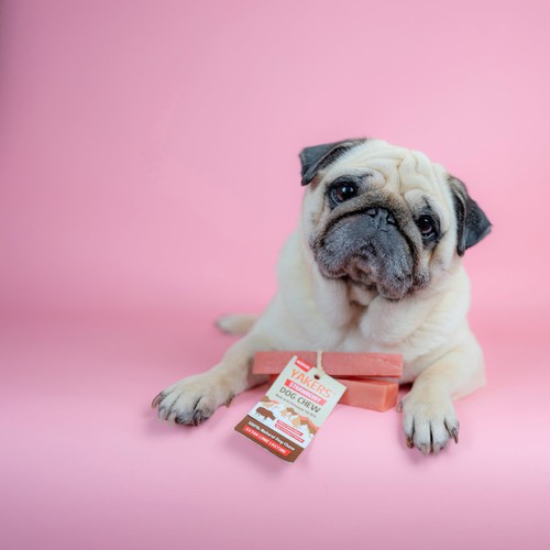 Yakers Strawberry Medium Dog Chew thumbnail 2