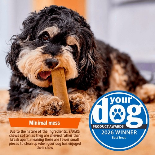 Yakers Strawberry Medium Dog Chew thumbnail 4