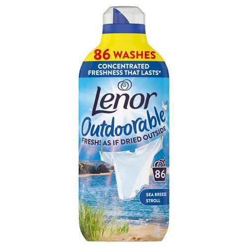 Lenor Outdoorable Fabric Conditioner Sea Breeze Stroll 86 Washes thumbnail 2