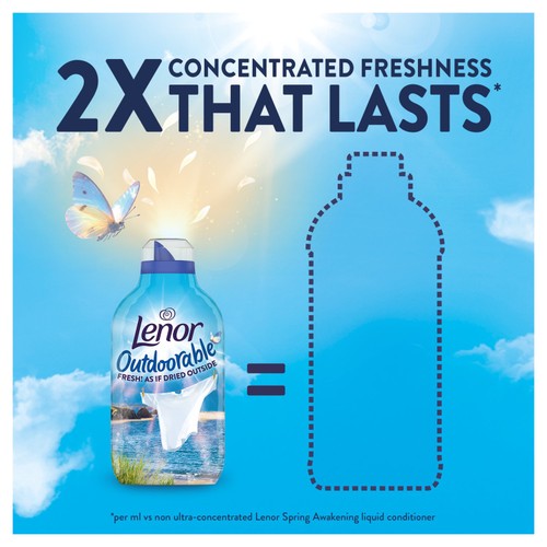 Lenor Outdoorable Fabric Conditioner Sea Breeze Stroll 86 Washes thumbnail 4