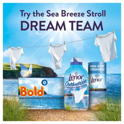 Lenor Outdoorable Fabric Conditioner Sea Breeze Stroll 86 Washes thumbnail 6